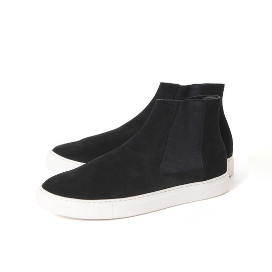 FSK-01 SIDE GORE SNEAKER BLACK SUEDE