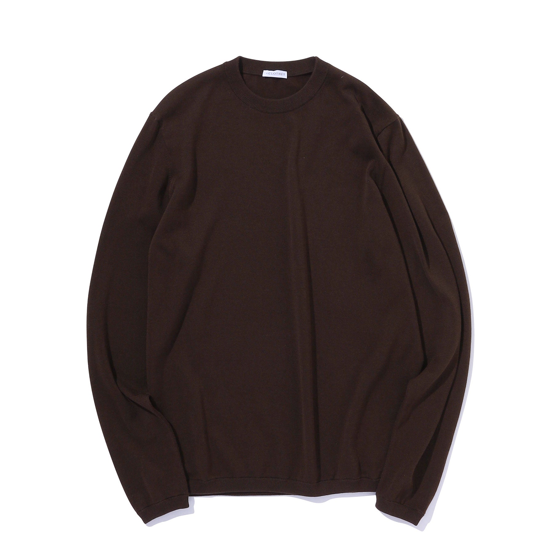 SUVIN PLATINUM クルーネックニット オーク – MINIMAL WARDROBE