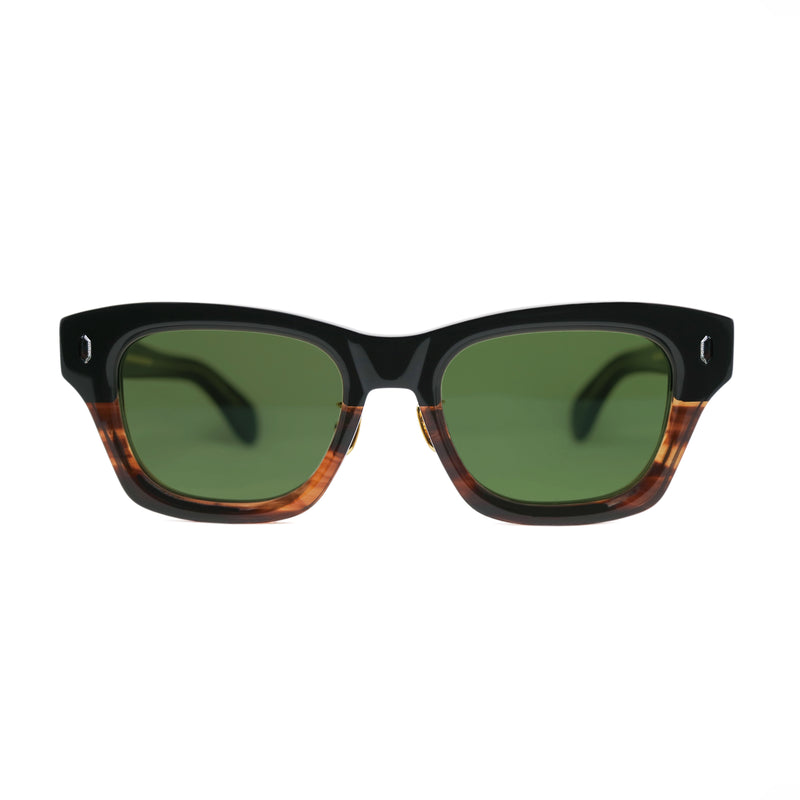 SUBPOP サングラス BLACK TO SASA / GREEN SMOKE LENS