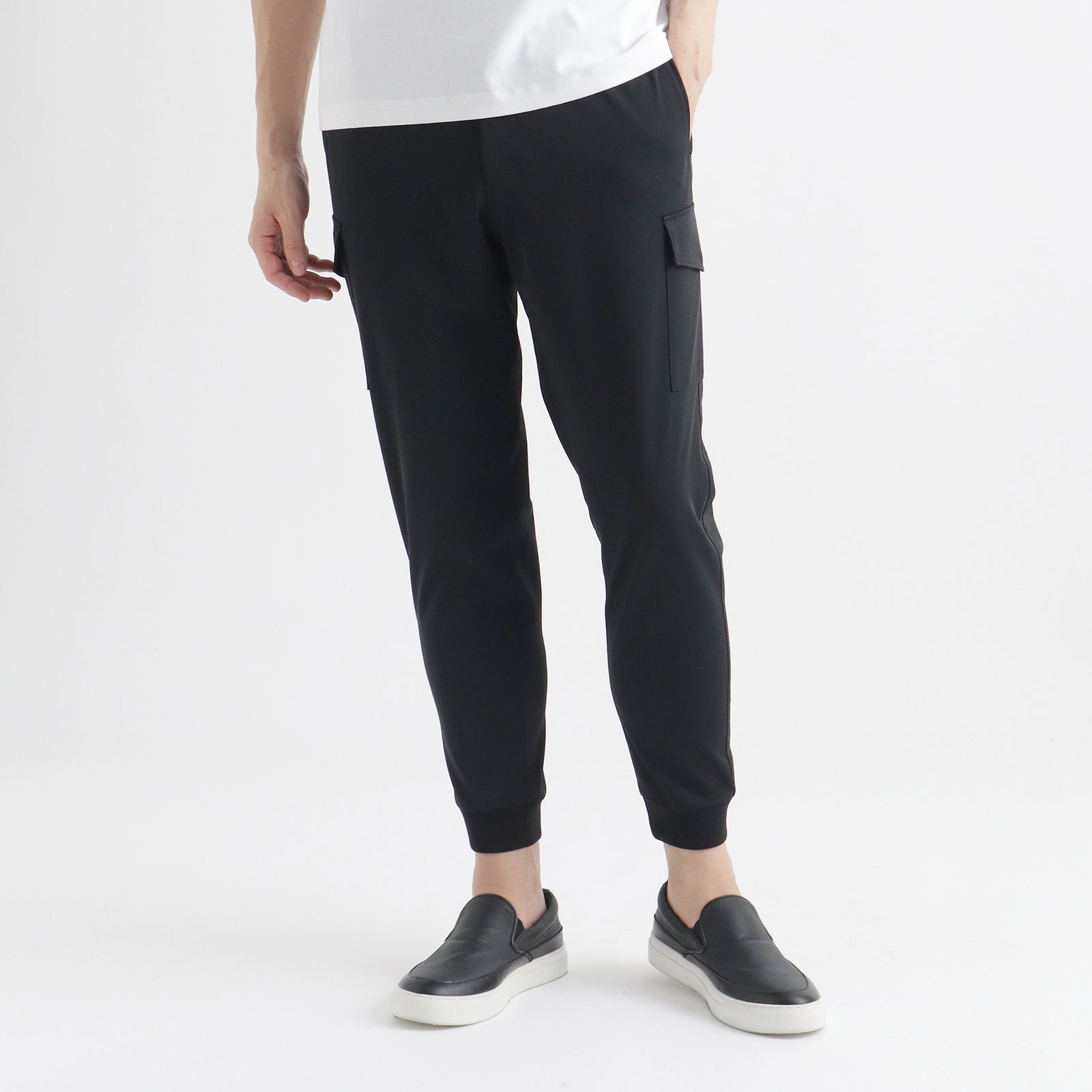 マットツイストカーゴジョガーパンツ ブラック – MINIMAL WARDROBE