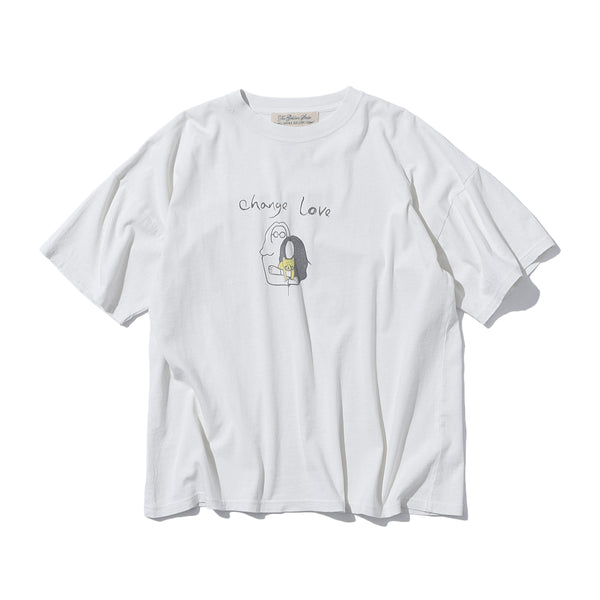 MMW限定干場別注Tシャツ】change love オフホワイト – MINIMAL