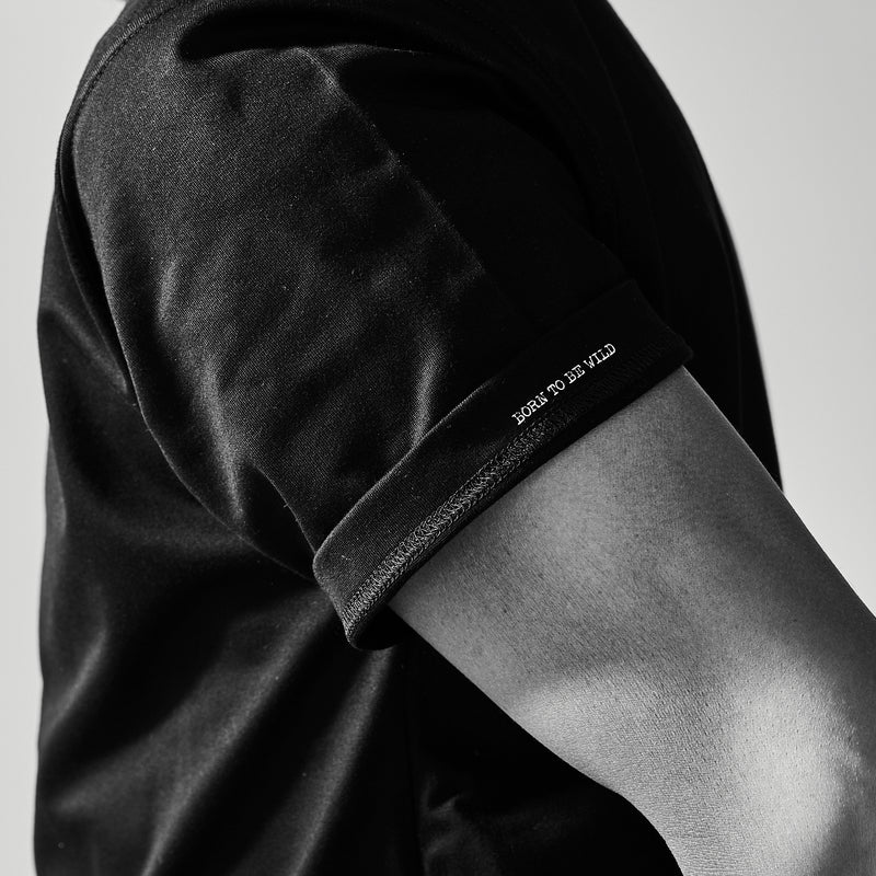 【旧モデル】干場×サトシーノが作るTシャツ<br> T-1 ブラック