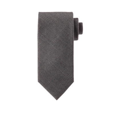 Loro Piana Super150's Wool ウールタイ カラー：メランジミディアムグレー