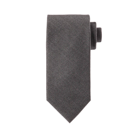 Loro Piana Super150's Wool ウールタイ カラー：メランジミディアムグレー