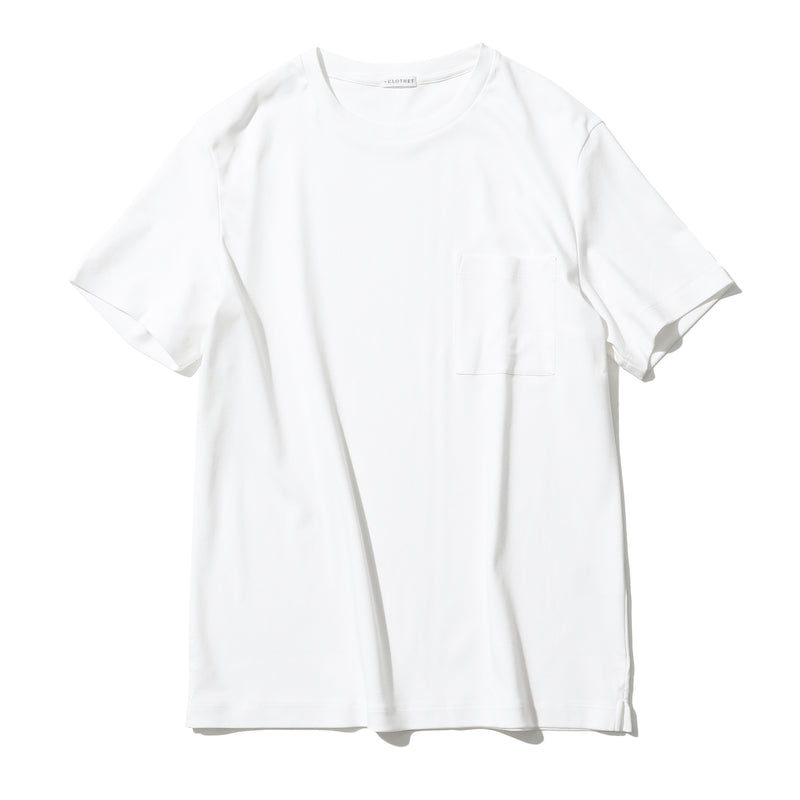 SUVIN PLATINUM<br>ポケットTシャツ ホワイト