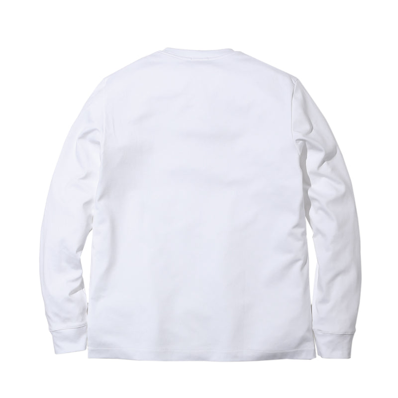 SUVIN PLATINUM<br>長袖クルーネックTシャツ ホワイト