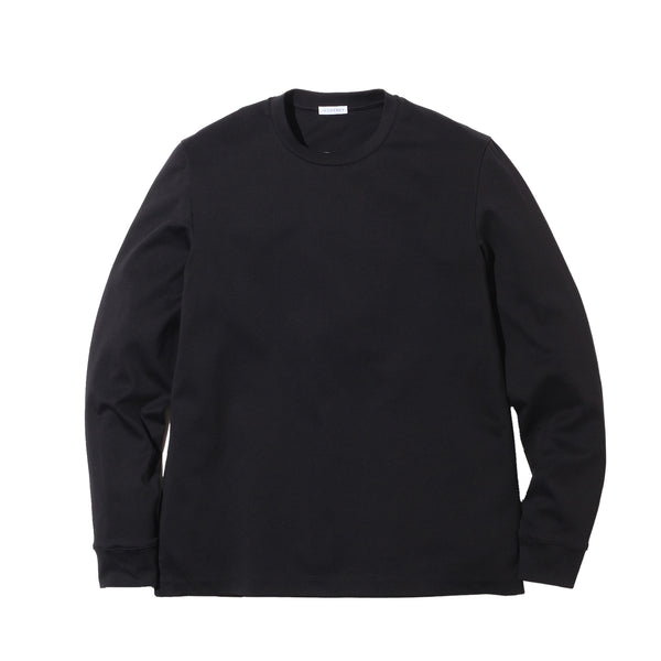 SUVIN PLATINUM<br>長袖クルーネックTシャツ ブラック
