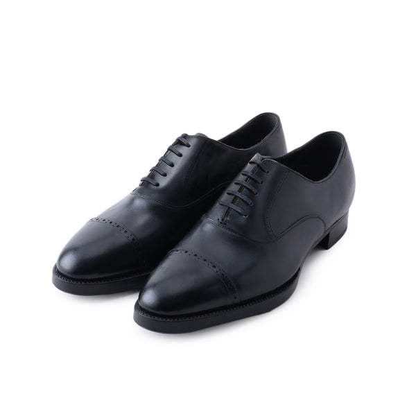 【干場モデル】パンチドキャップトウシューズシャトーブリアン ブラック WHL-3100