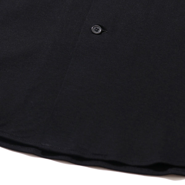 【YOHJI YAMAMOTO COSTUME D‘HOMME × INDUSTYLE TOKYO】4Dドレスシャツ ブラックスムースファブリック