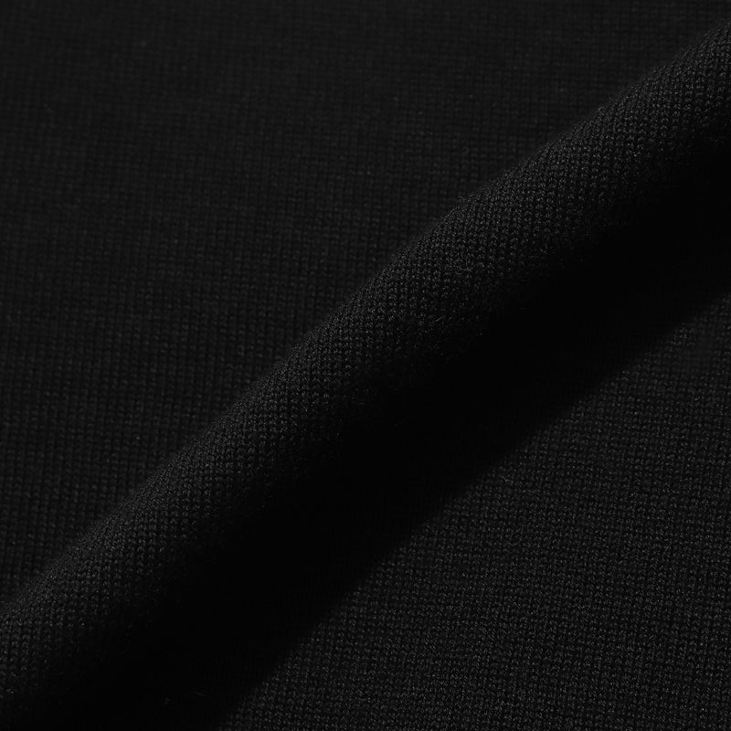 SUVIN PLATINUM<br>ニットポロシャツ ブラック