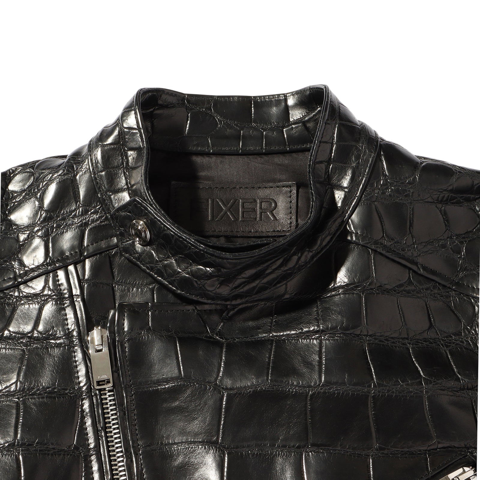 超レア/美品/クロコ型押し○HUGO BOSS ヒューゴボス レザー