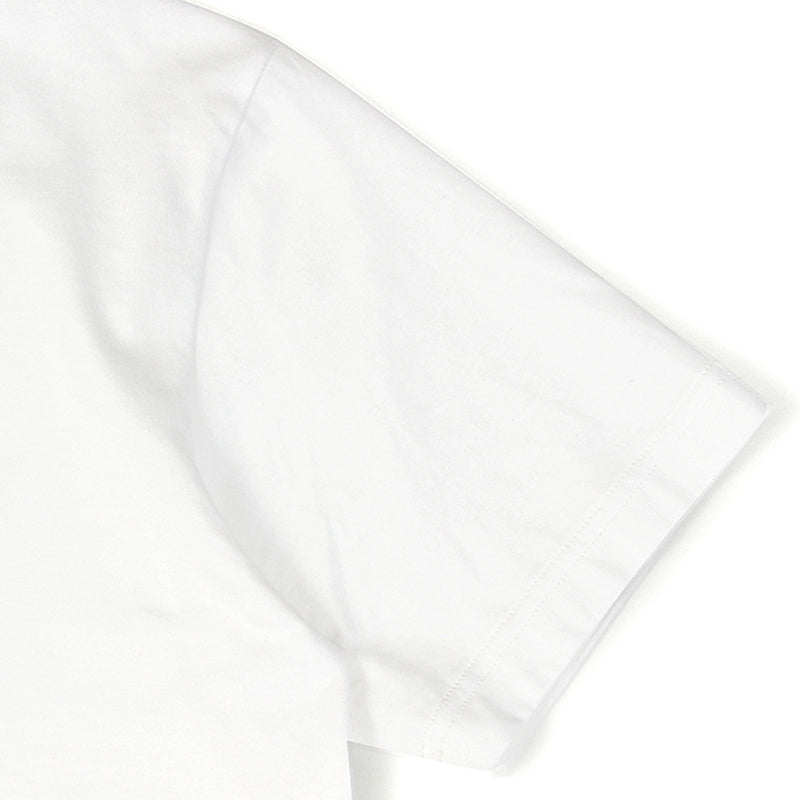 リバースプリントクルーネックTシャツ ホワイト