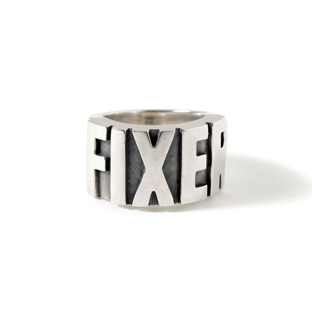 fixer ロゴリング　925シルバー　20号 FIXERロゴリング 925 SILVER – MINIMAL WARDROBE