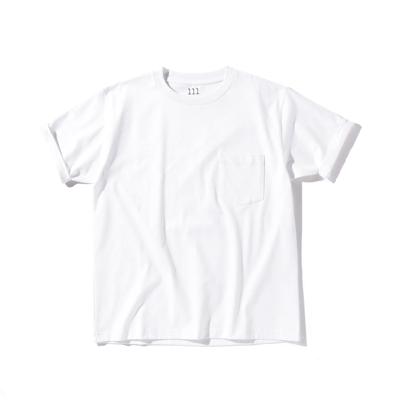 【旧モデル】干場×サトシーノが作るポケット付きTシャツ<br> T-2　 ホワイト