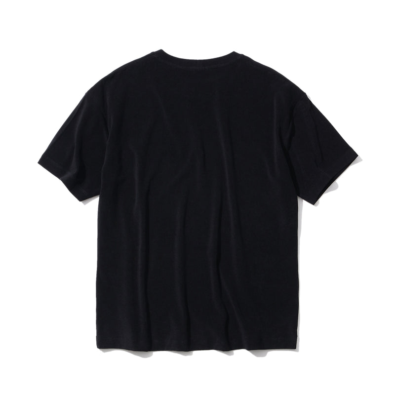 SUVIN PLATINUM<br>マイクロパイルオーバーサイズTシャツ <br>ブラック