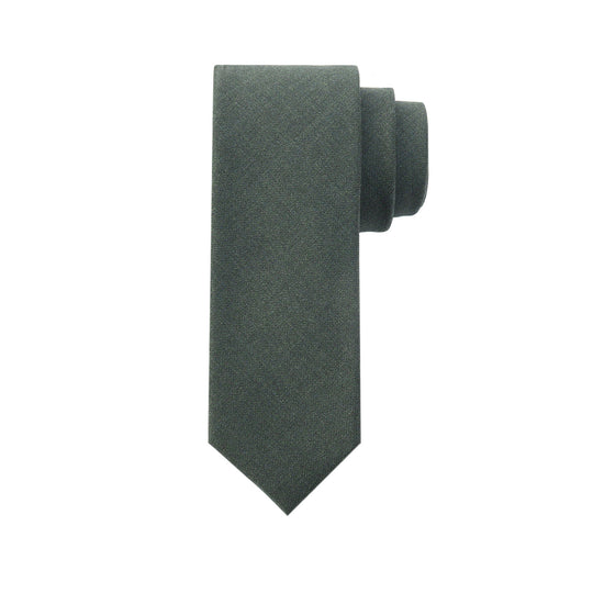 Loro Piana Super150's Wool<br>ウールタイ5.5cm<br>カラー：メランジグリーン