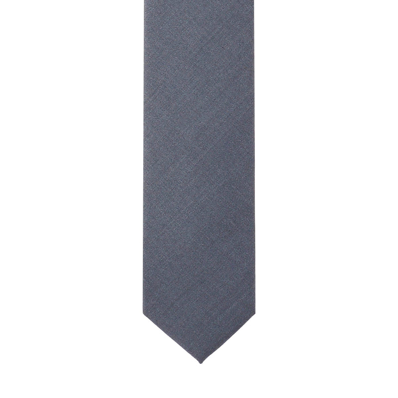Loro Piana Super150's Wool Tie 5.5cm<br>カラー：メランジネイビーグレー