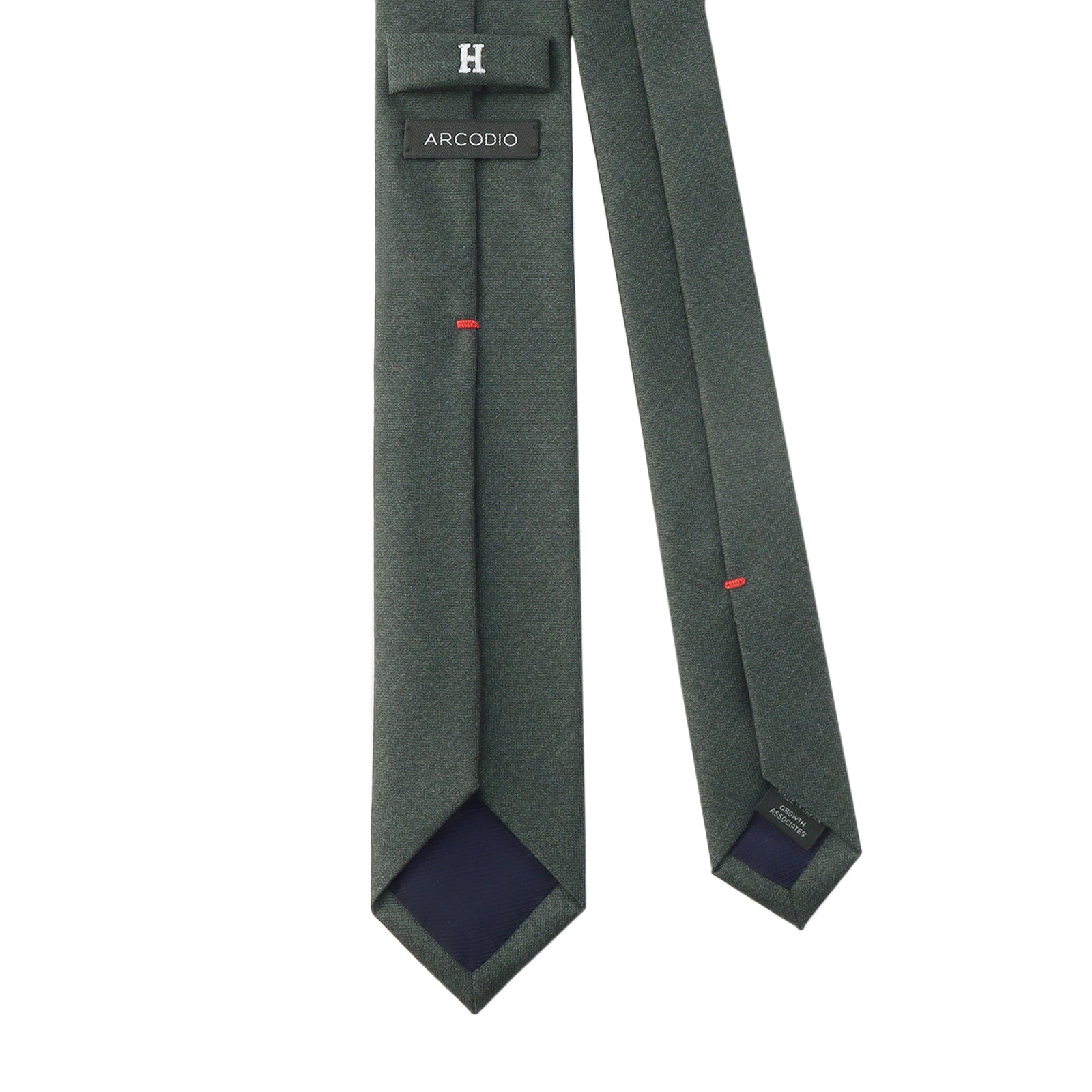 Loro Piana Super150's Woolウールタイ5.5cmカラー：メランジグリーン