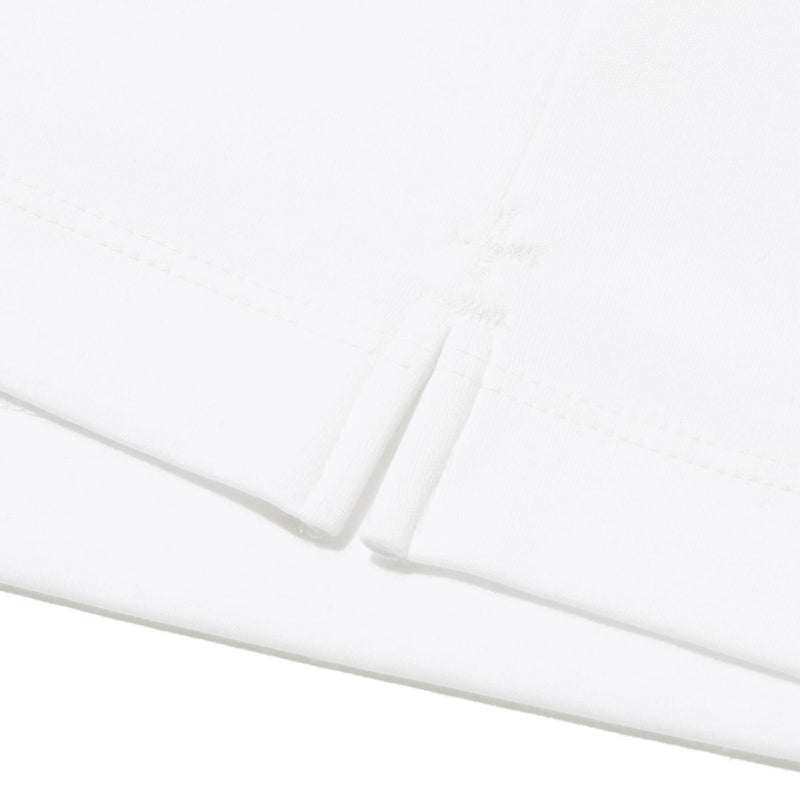 SUVIN PLATINUM<br>テーラードTシャツ（襟：フライス）<br> ホワイト