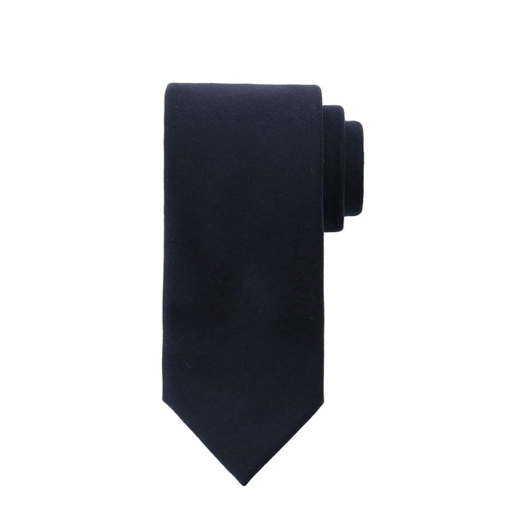 追加生産中<br>Loro Piana Super150's Wool<br>定番 ウールタイ<br>カラー：ネイビー