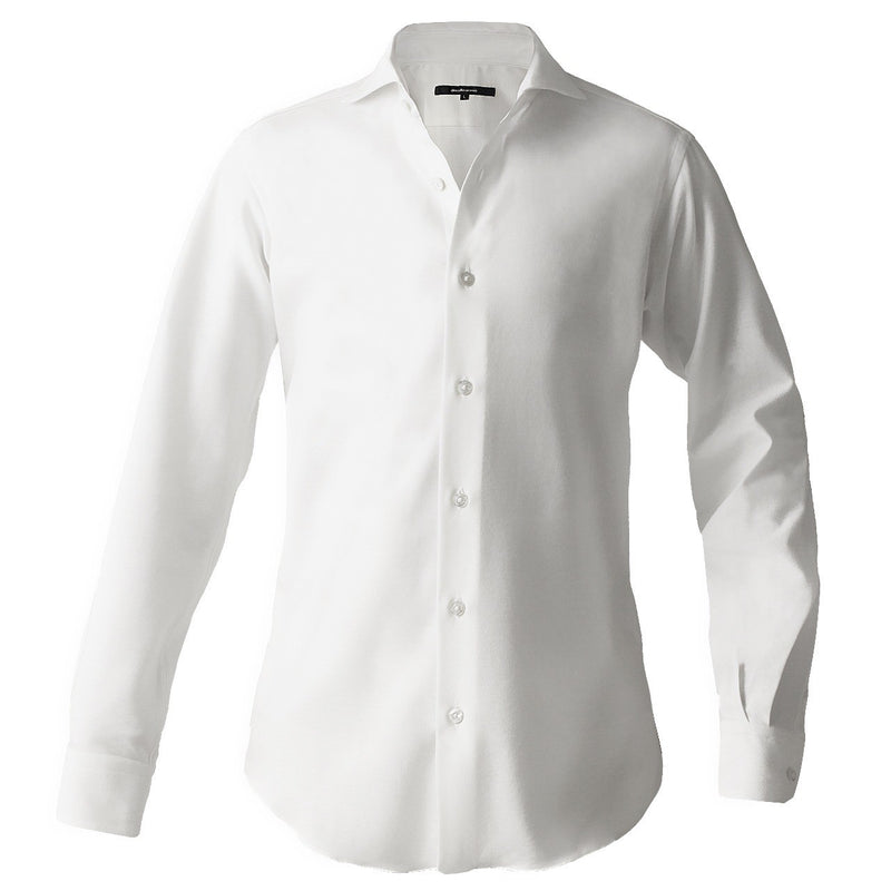 ニットドレスシャツ クラシックタイプ ホワイト